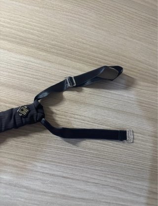Cravatta Carlo Pignatelli nera pre-annodata