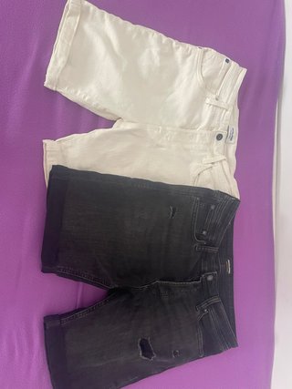 Pantalones cortos Jack & Jones beige y negros