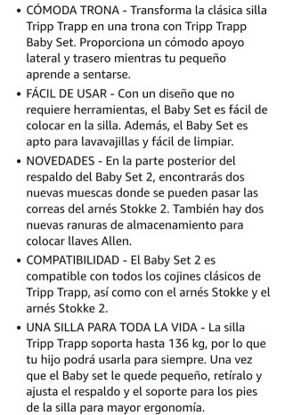 Set Stokke Tripp Trapp para bebé (2 piezas)