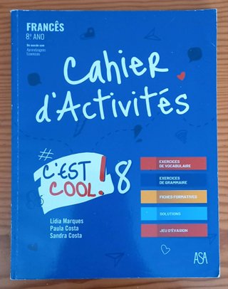 Livro escolar - 8o ano - Francês - Caderno Ativida