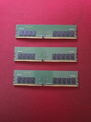 3x Samsung DDR4 16GB RAM