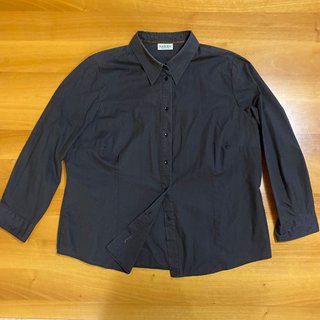 C&A C and A Camicia Manica Lunga Marrone 58 Basic