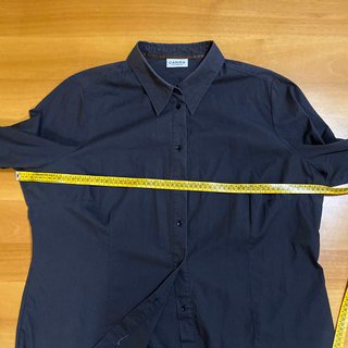 C&A C and A Camicia Manica Lunga Marrone 58 Basic