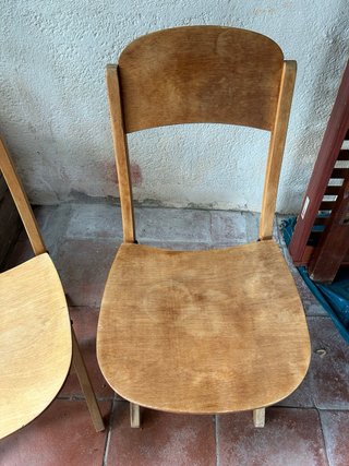 Sedie in legno vintage (2 unità)