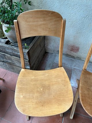 Sedie in legno vintage (2 unità)