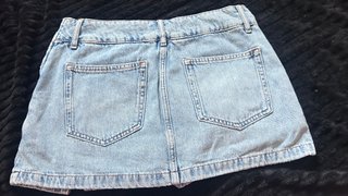 Falda pantalón vaquera desgastada Talla M