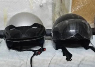 Lote 2 cascos moto