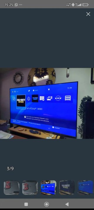 PS4 Slim 1TB + Mando Rojo