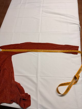 Jersey fino brillante H&M Studio cobre – Talla S
