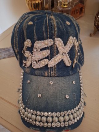 Cappello in denim da baseball  Charro donna