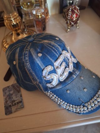 Cappello in denim da baseball  Charro donna