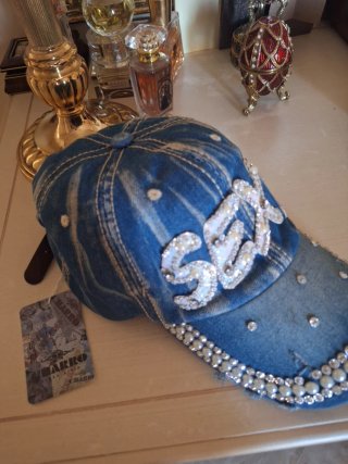 Cappello in denim da baseball  Charro donna