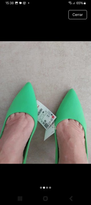 Salones verdes talla 36