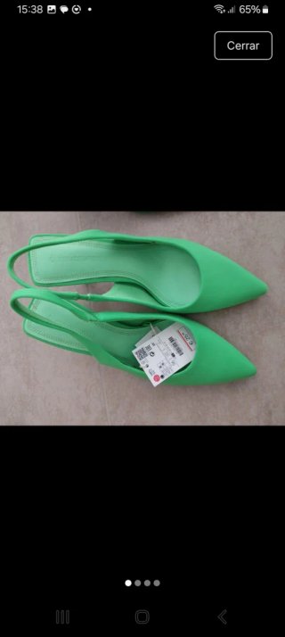 Salones verdes talla 36