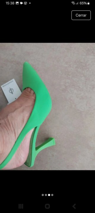 Salones verdes talla 36