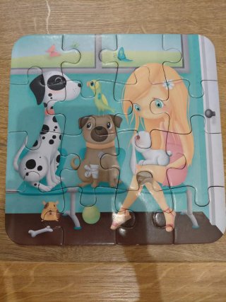 Puzzle infantil veterinario 3+ años