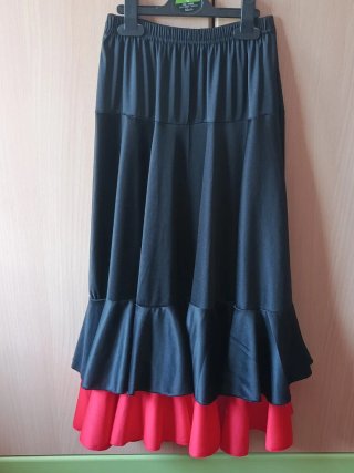 Falda de baile flamenca niña