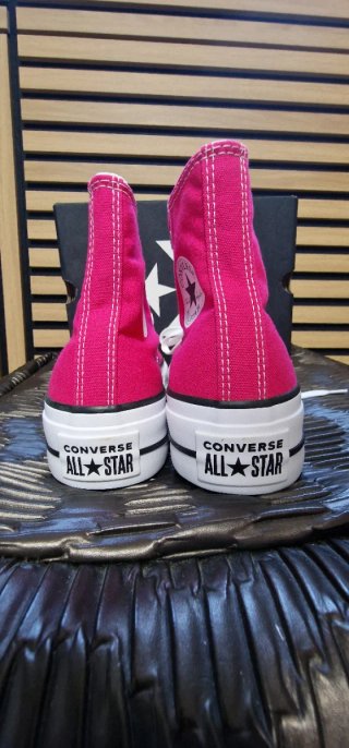 Converse Chuck Taylor plataforma rosa all star