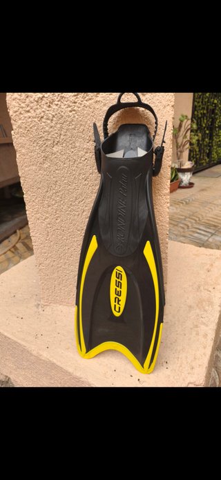 Aletas Cressi Palau varias tallas Negro/Amarillo