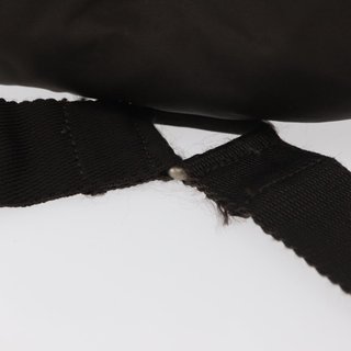 PRADA Backpack Nylon Brown Silver Auth 180200 -