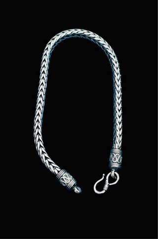 Pulsera Plata 925 Trenzada Artesanal