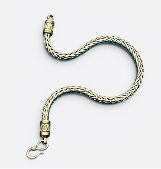 Pulsera Plata 925 Trenzada Artesanal