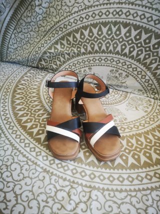 Sandalias de tacón mujer