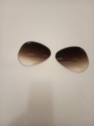 Ray-Ban Aviador Gafas Cristal Marrón