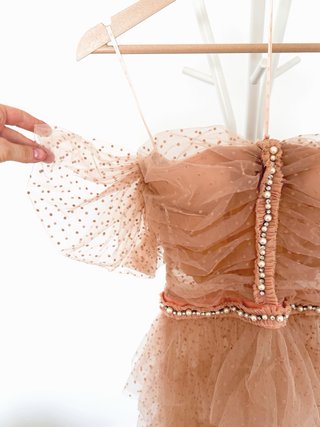 Vestido Elisabetta Franchi Beige Talla 40