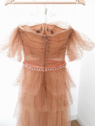 Vestido Elisabetta Franchi Beige Talla 40