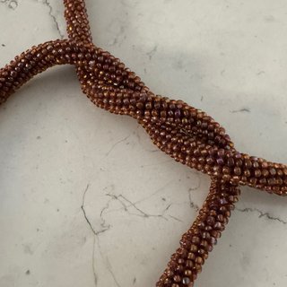 Cintura collana perline handmade