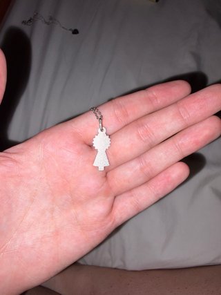 Collar Virgen del Pilar Plata