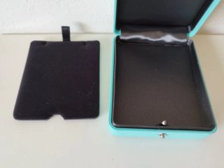 Scatola box in pelle per gioielli Tiffany & Co