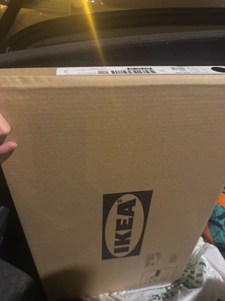 Mesita de noche IKEA KULLEN negra NUEVA