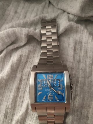 Lotus Cronógrafo Vintage Azul/Plata
