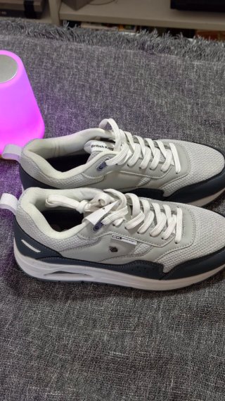 Zapatillas BK Hombre Talla 43 Gris/Azul