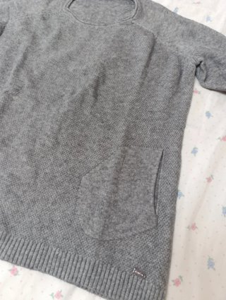 Jersey de punto gris