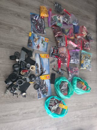 Lote LEGO Creator, Racers y piezas
