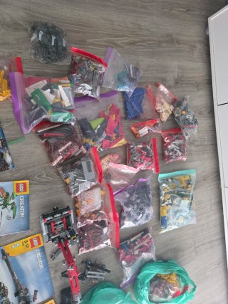 Lote LEGO Creator, Racers y piezas