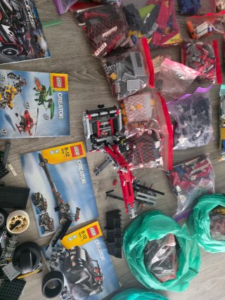 Lote LEGO Creator, Racers y piezas