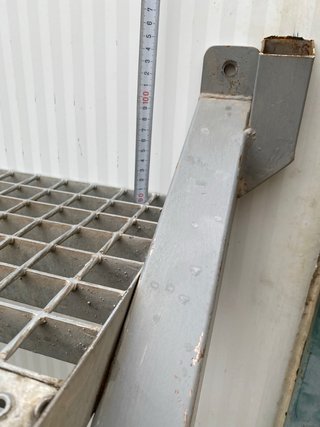 Escalera metálica de hierro