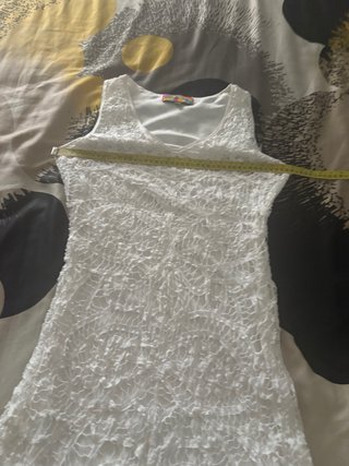 Vestido guipur blanco