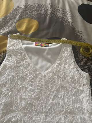 Vestido guipur blanco