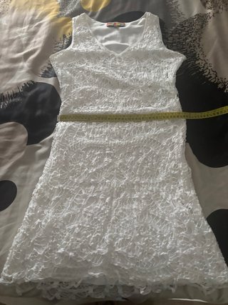 Vestido guipur blanco