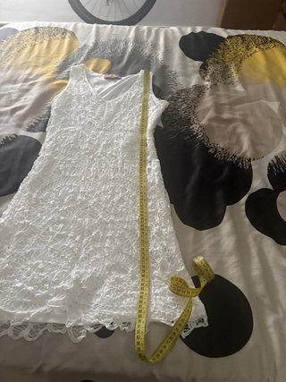 Vestido guipur blanco