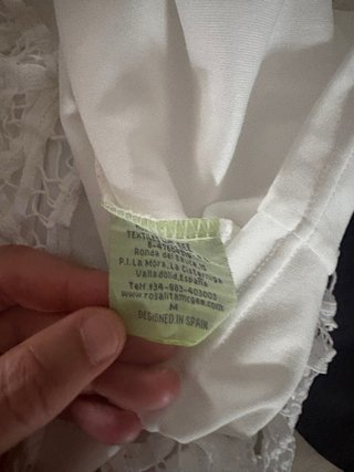 Vestido guipur blanco