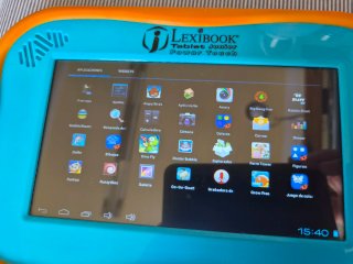 Tablet Lexibook Junior Power Touch Blu/Arancione
