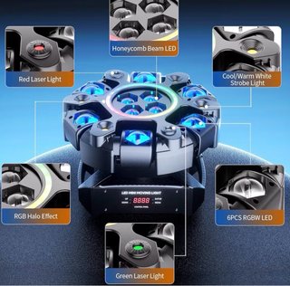 Cabezal Móvil LED 180W Beam Luz Discoteca RGBW