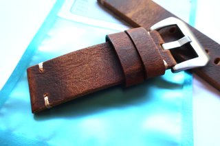 Correa 24mm Piel Marrón Artesanal estilo Panerai