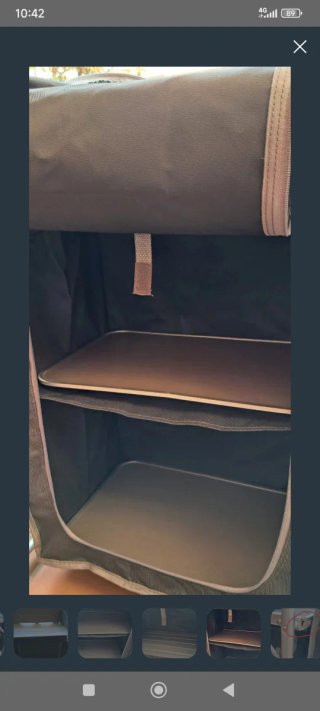 Mesa de camping plegable Tectake gris